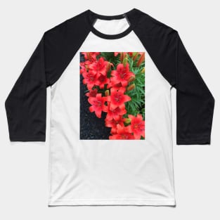 Bright Lilies Baseball T-Shirt